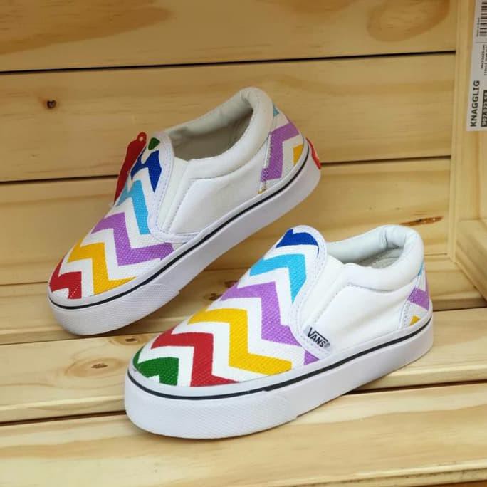 Obral Sepatu Anak Balita Vans Slip On Kids (20-35) Grade Ori C31 Promo