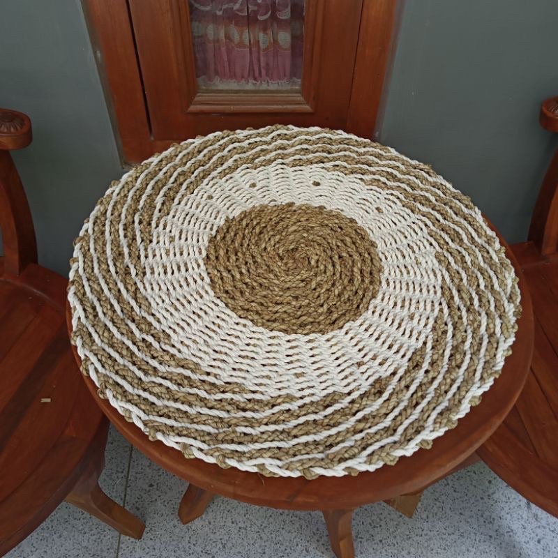 Tikar Anyaman Seagrass Natural 80cm