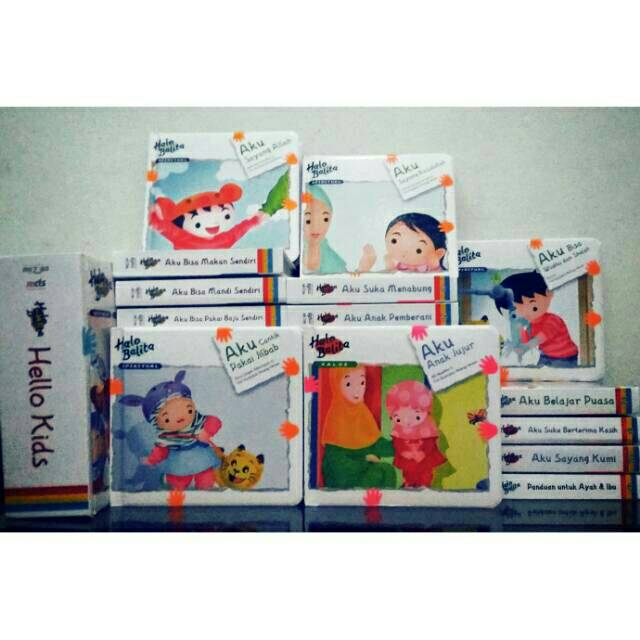 PAKET BUKU HALO BALITA MIZAN SEKEN KUALITAS BAIK