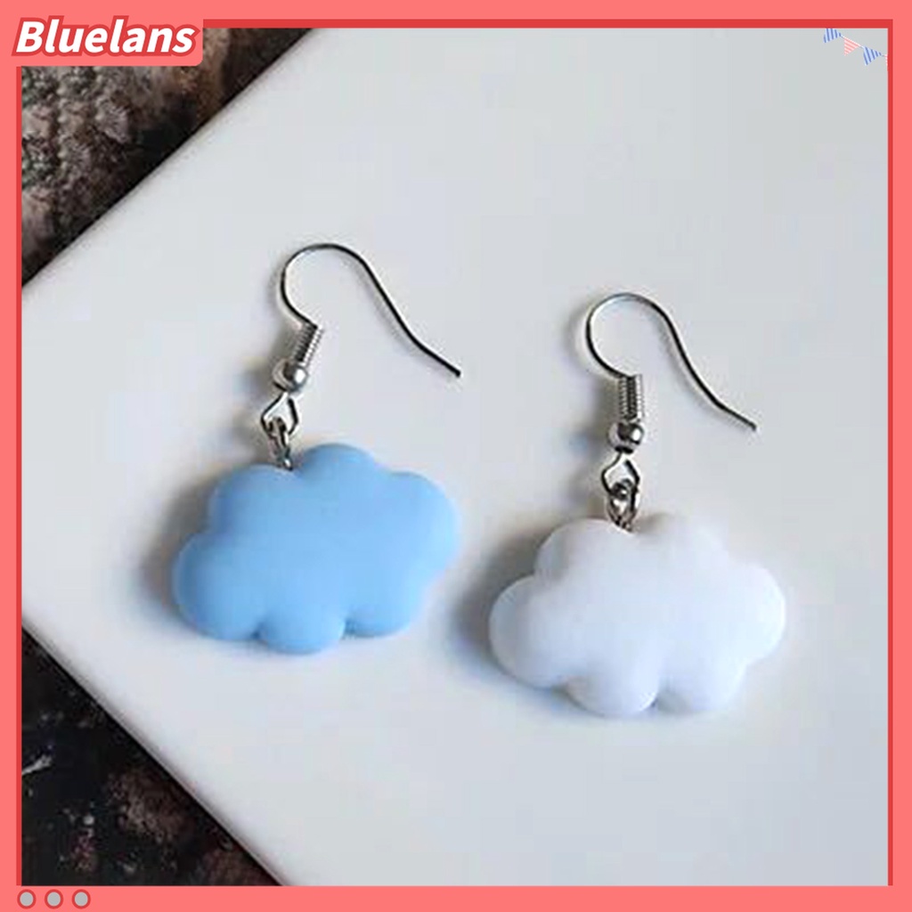 Anting Kait Gantung Bentuk Awan Lucu Untuk Wanita