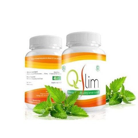 Diet Original-Asli-K741R9W- Suplemen Diet Herbal Obat Pelangsing Penurun Berat Badan Bpom - Q Slim