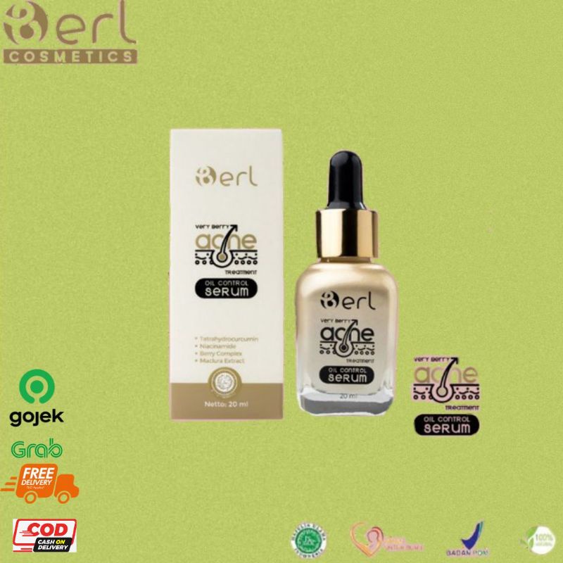 BERL Very Berry Acne Treatment Oil Control Serum / OBAT JERAWAT AMPUH / SKINCARE ACNE
