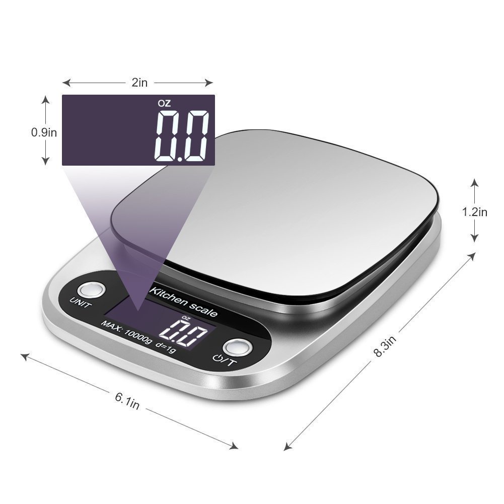 【COD+dalam stok+Pengiriman Cepat】MURAH!!! Timbangan Digital 10kg Premium Kitchen Scale High Quality