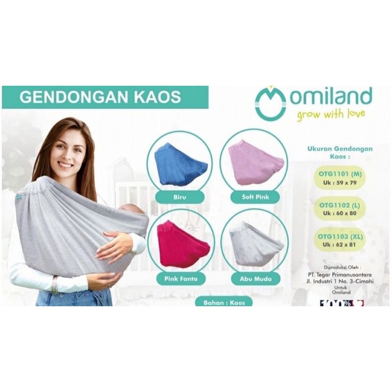 Omiland gendongan bayi geos 2 in 1