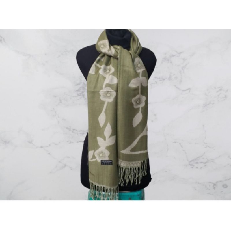 SYAL MOTIP BUNGA RANTAI//SCARF MOTIP BUNGA//PHASMINA MOTIP BUNGA