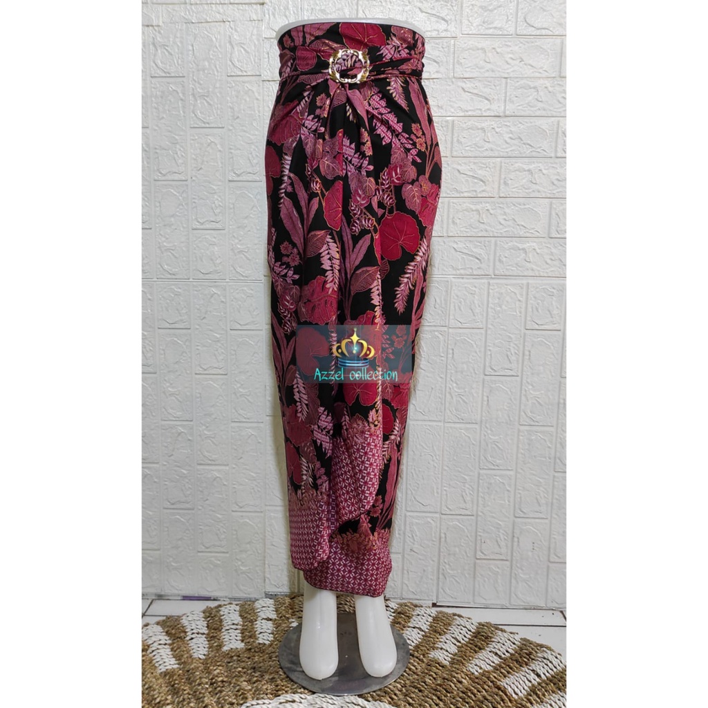 Rok Lilit Floral Original / Rok Kebaya / Bawahan Kebaya / Rok Batik / Bawahan Batik / Rok Wisuda / Rok Kondangan / Kain Lilit Batik / Batik