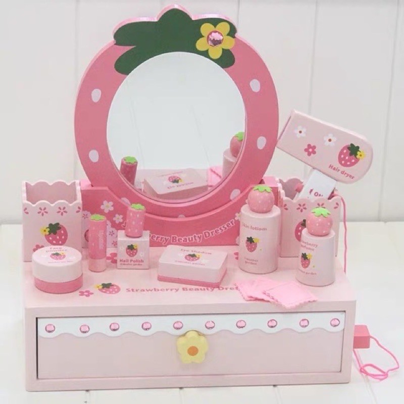 Mother Garden Wooden Make Up / Meja Rias Anak PRELOVED