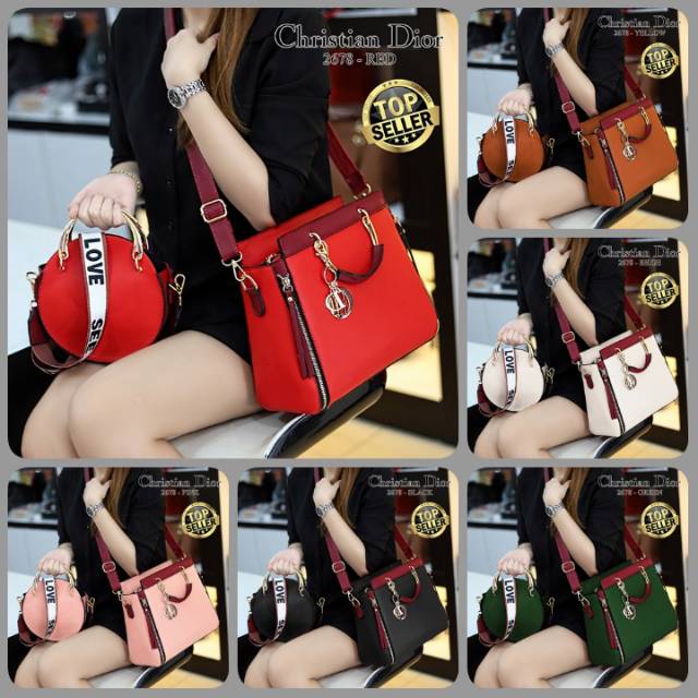 New *Christian Dior Bag 2678 Set Bag Party*