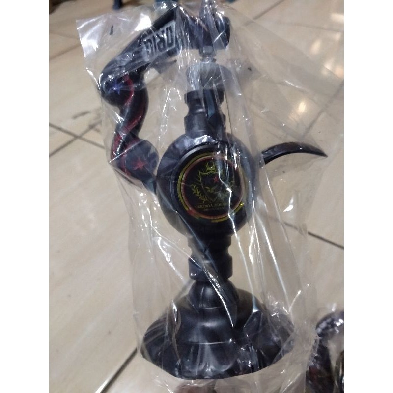 (BISA COD) GANTUNGAN PION HITAM SANGKAR KOTAK/MURAI ORIQ JAYA