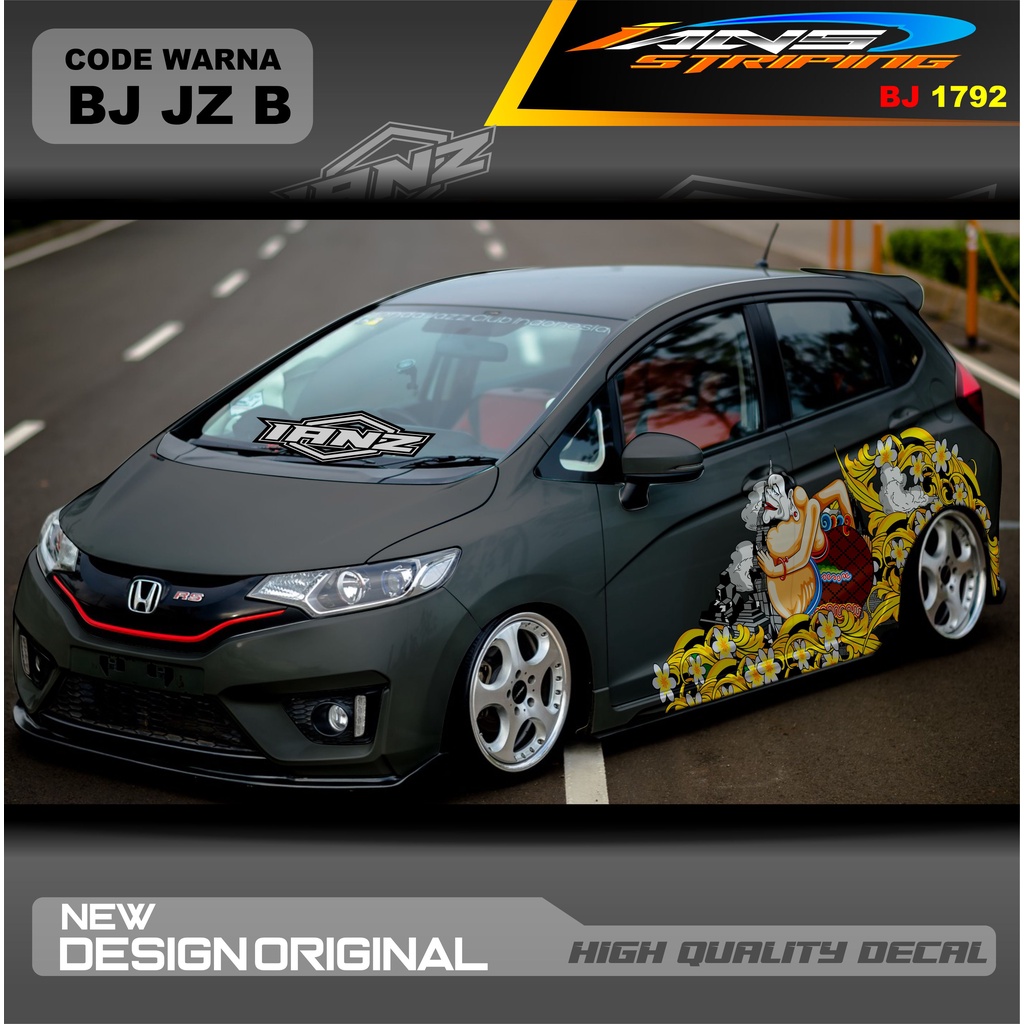 STICKER MOBIL HONDA JAZZ MOBIL AGYA AYLA AVANZA DLL / STIKER VARIASI MOBIL / DECAL STIKER MOBIL