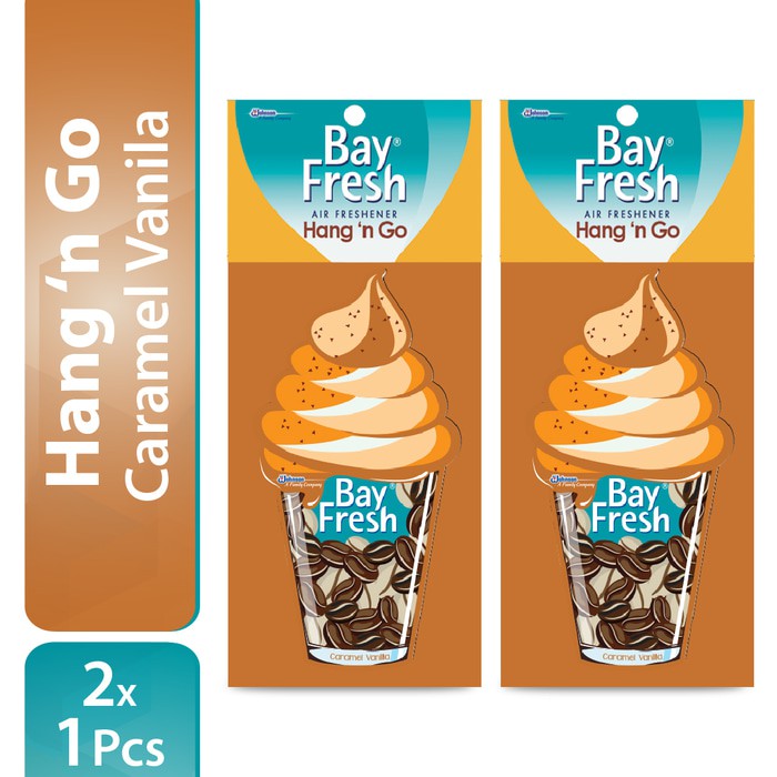 [Twin Pack] Bayfresh Hang N' Go Caramel Vanilla x 2pcs