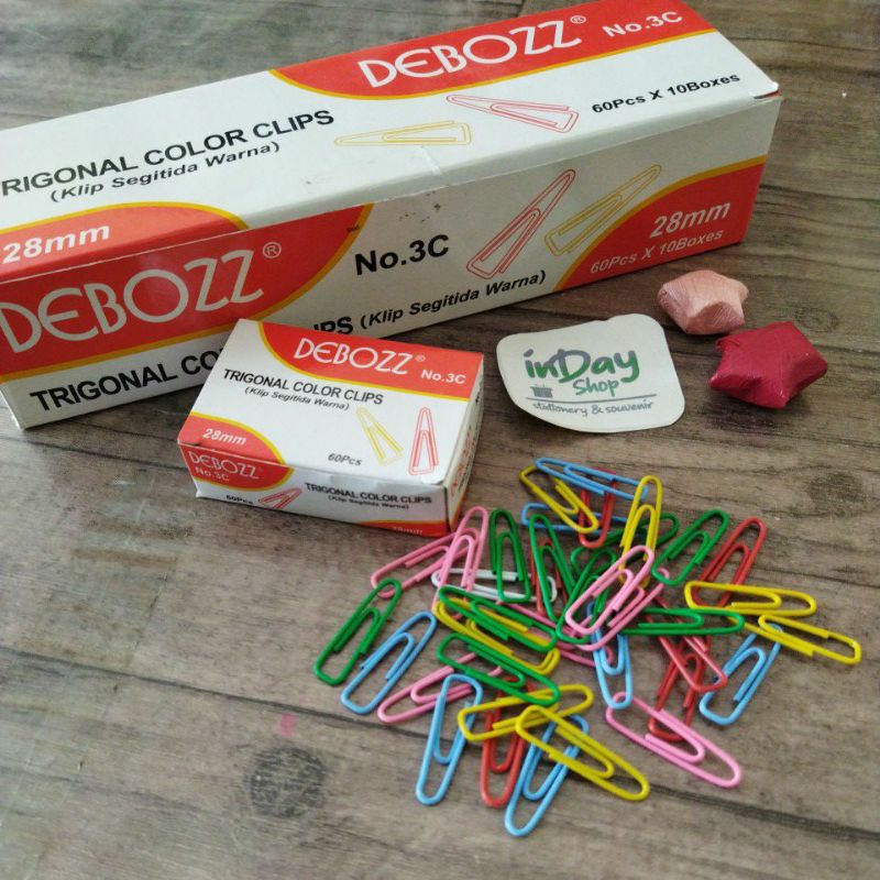 (60pcs) Paper Clips Debozz | INDAY SHOP