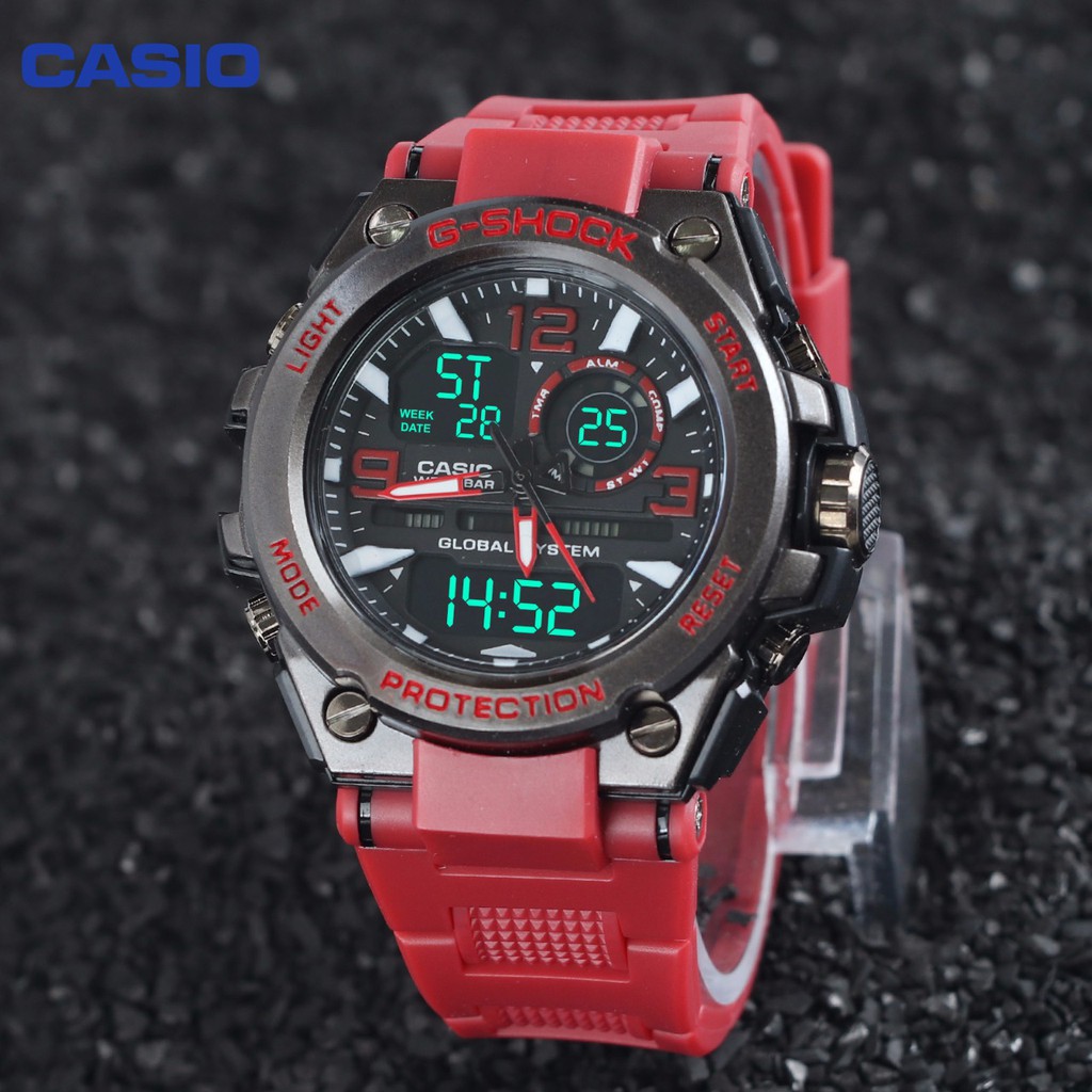 JAM TANGAN PRIA G-SHOCK CASIO 2395 MIKA WATER RESIST GS