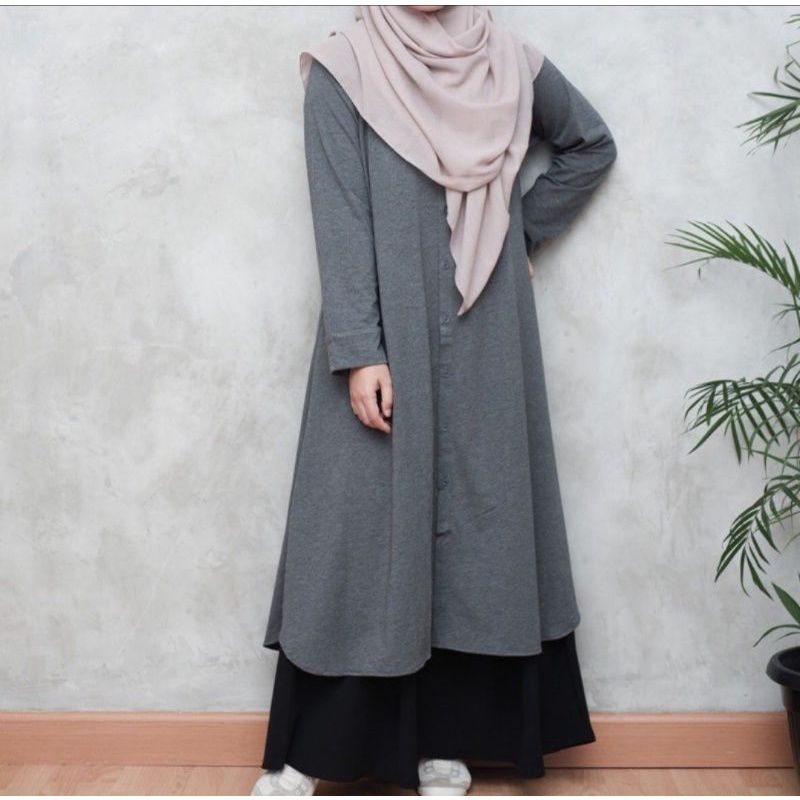 tunik set rok/tunik itycrep/tunik polos