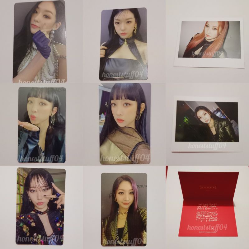 READY STOCK SECRET NUMBER PHOTOCARD SOODAM DOOMCHITA DITA SOODAM MINJI ZUU JINNY