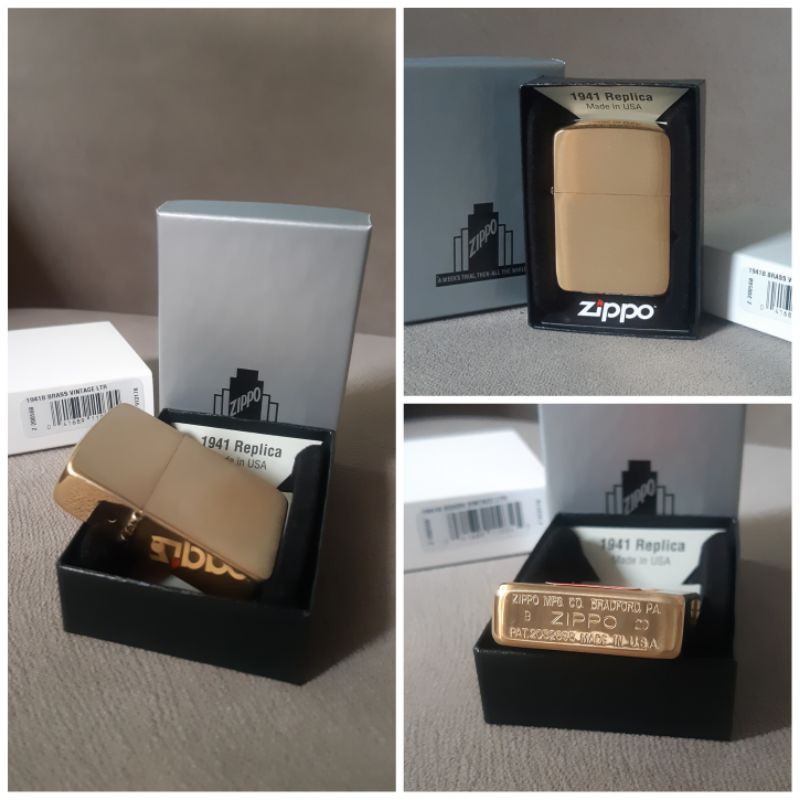 Zippo Replica 1941 Brushed Brass