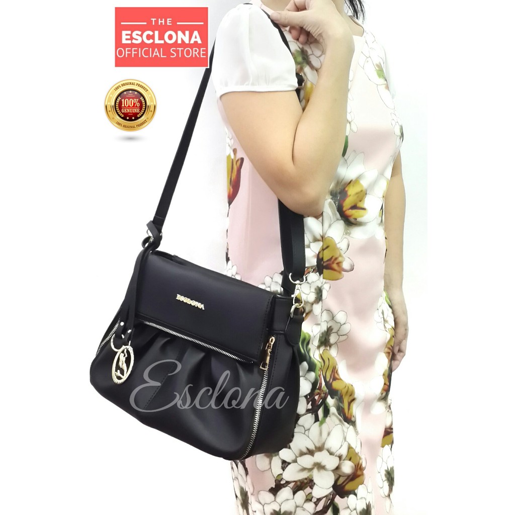 TAS WANITA BATAM ESCLONA 037 TAS TANGAN HANDBAG SELEMPANG WANITA TAS KERJA IMPORT WANITA FASHION S2