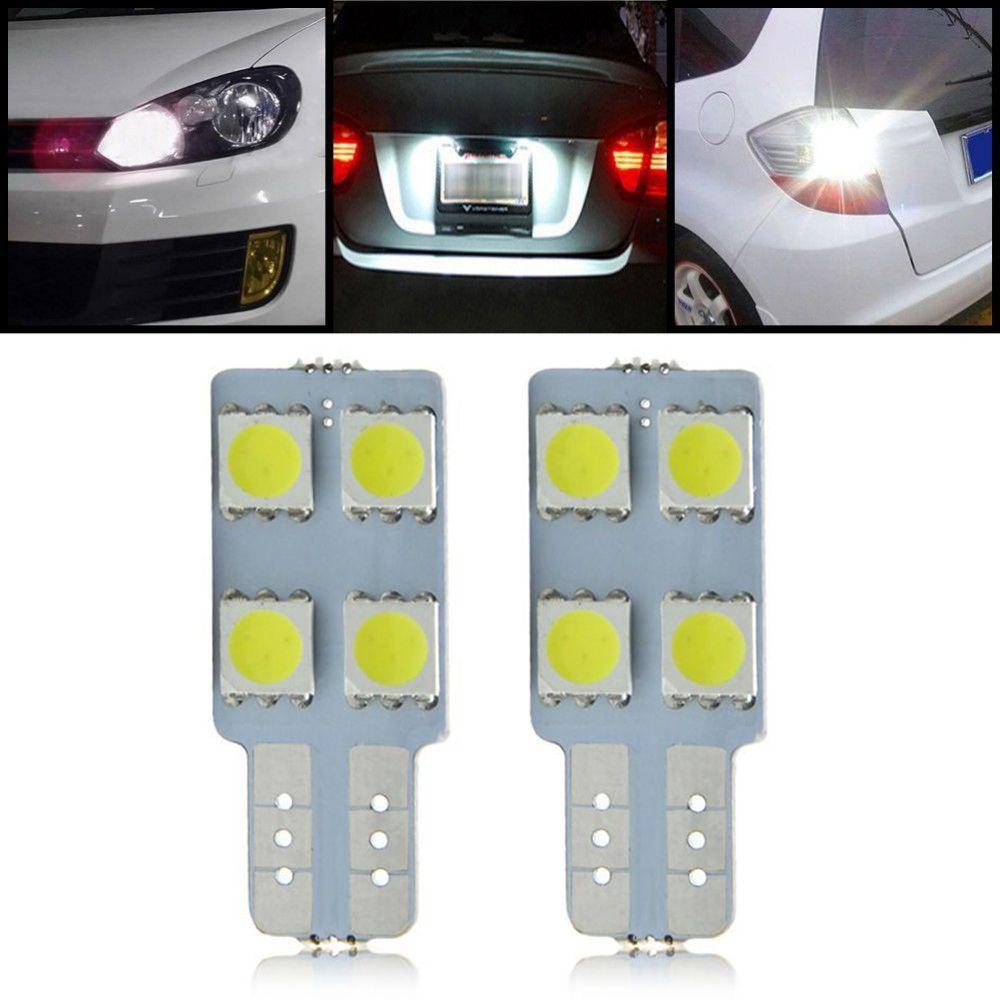 Populer 2Pcs Lampu Plat Nomor 2Pcs Bola Lampu50504Smd COB LED Dome Map