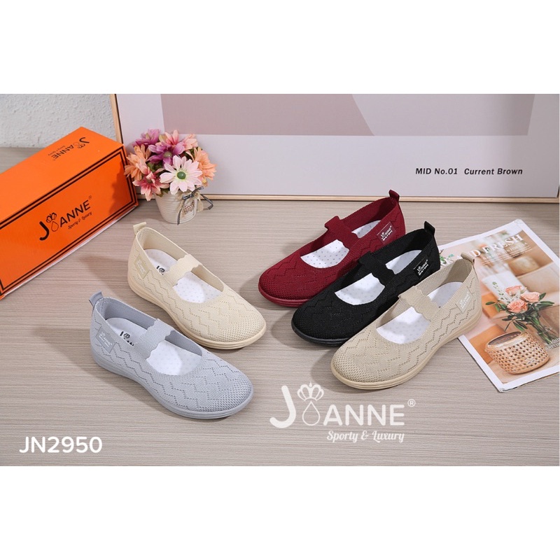 JOANNE FlyKnit Flat Shoes #JN2950 ORIGINAL