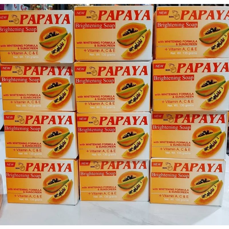 Sabun Pepaya RDL Whitening / Sabun Batang 135gr