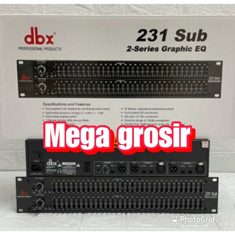 equalizer DBX 231 subwofer