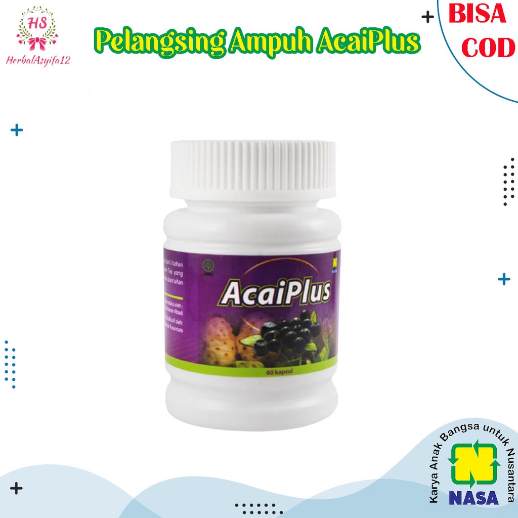 Pelangsing Ampuh AcaiPlus Acaiberry Herbal Nasa Original
