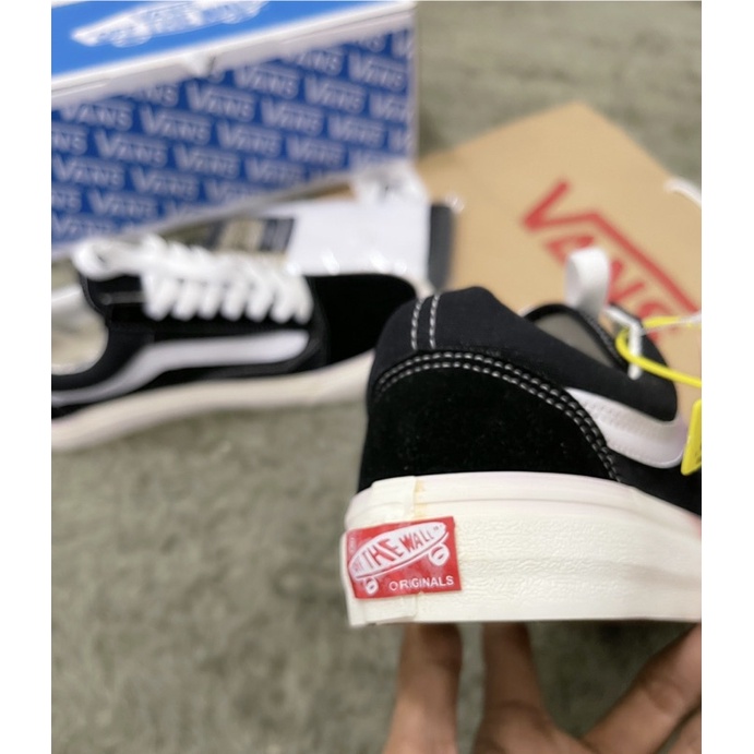 SEPATU VANS OLDSCHOOL BLACK WHITE DT PREMIUM