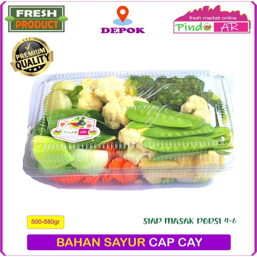 

PAKET SAYUR CAP CAY SIAP MASAK BAHAN SEGAR