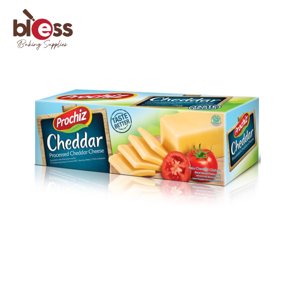 

Keju Prochiz Cheddar 2 Kg 1/2 Karton (4 blok)