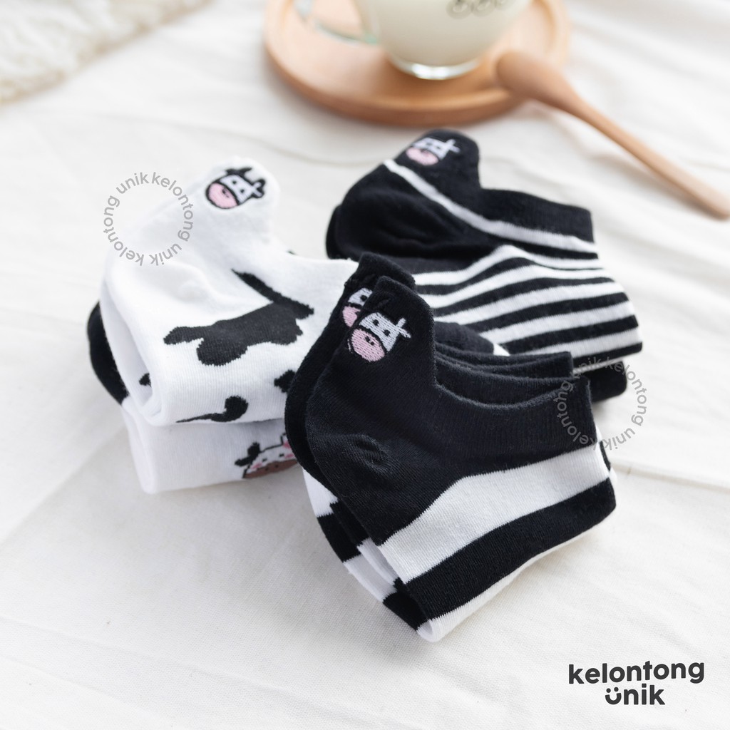 SAPI POLOS - Kaos Kaki Pendek Semata Kaki/ Kaos Kaki Ankle Dewasa Wanita-7