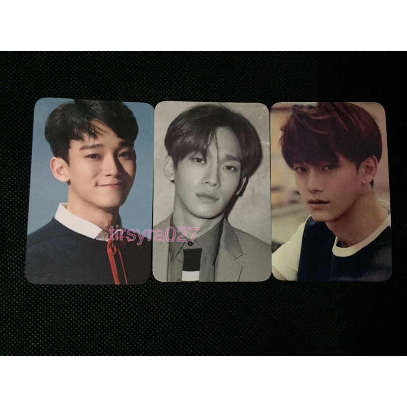 EXO repackage photocard 10th anniversary chen