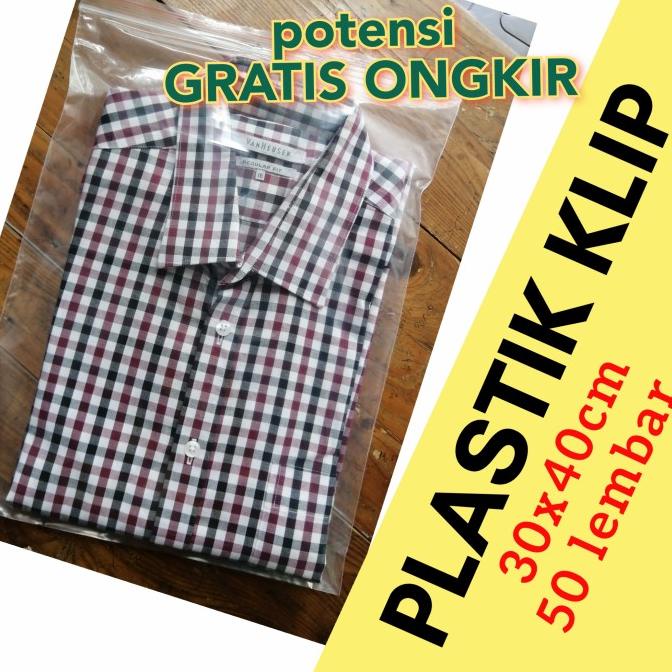 PLASTIK KLIP BAJU Plastik Klip 30x40 Plastik Baju Plastik Sepatu