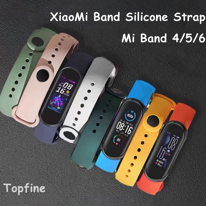 Tali✅Silicone Strap For MiBand Mi 4/5/6 Xiaomi Smartband Bracelet Tali