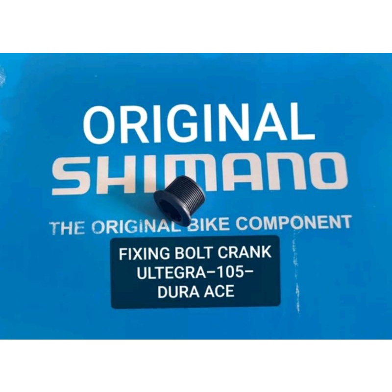 Original Shimano Fixing Bolt M20 Shimano M 20 Ultegra Bisa Juga 105 Dura Ace Tiagra Sora . Baut Crank Sebelah kiri Mur pengunci bb arm fixingbolt