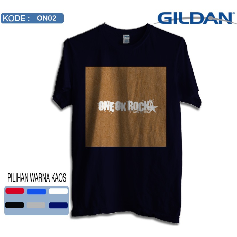 Kaos one ok rock cover keep it real original gildan softstyle on02