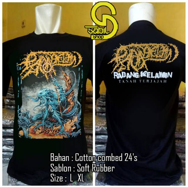 Kaos Band Metal Radang Kelamin Tanah Terbaru