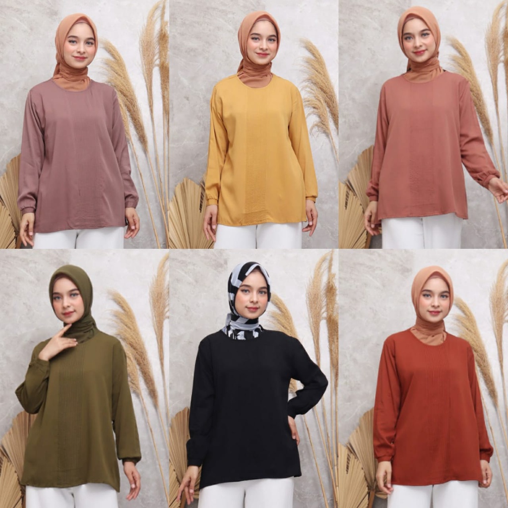 blus rayon twill | polos rayon
