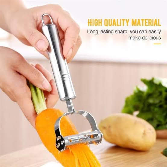 Peeler Pisau Stainless Alat Pengupas Buah dan Sayur Slicer Multifunction