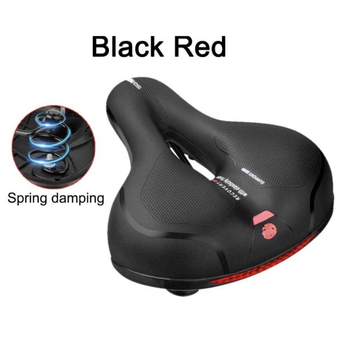 Sadel Sepeda Mountain Bike Saddle leather Asiento SX223-06