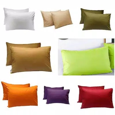 SARUNG BANTAL POLOS DAN SARUNG GULING POLOS BAHAN PREMIUM ANTI LUNTUR