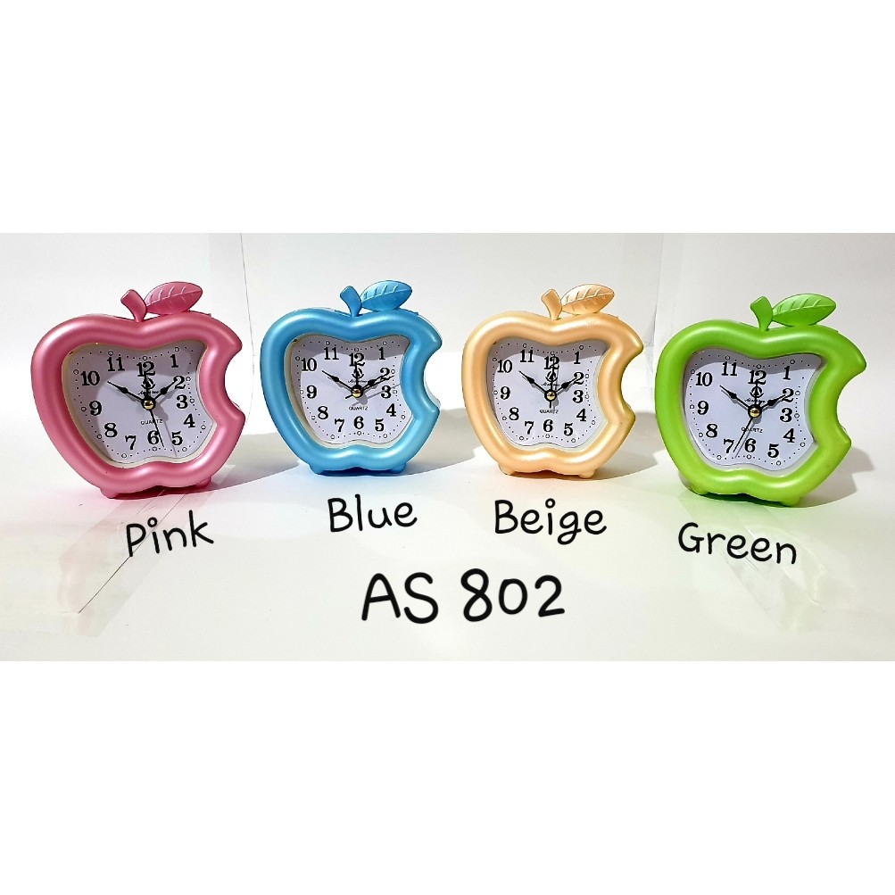 AS802 Jam Alarm Apel | Jam Weker | Jam Dinding | Jam Unik | Jam Apel Cantik | Aishituo