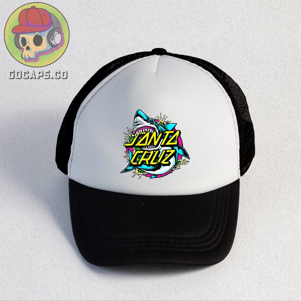 Santa Cruz | Trucker Hat | Topi Pria | Trucker | Baseball | Brand | Topi Jaring | Gocaps