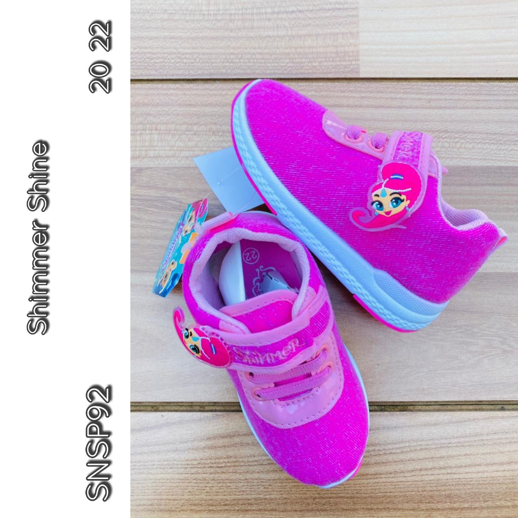 sepatu anak pink shimmer shine