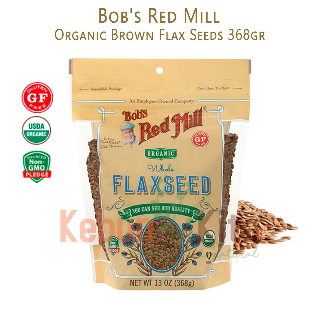 

Bob's Red Mill Organic Brown Flax Seeds 13 oz ( 368gr )