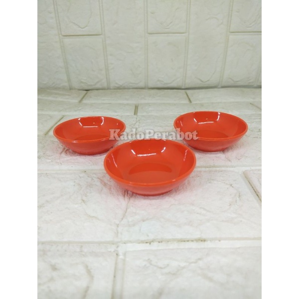 piring sambal lucky point 7cm - tempat sambal kecil - wadah sambal