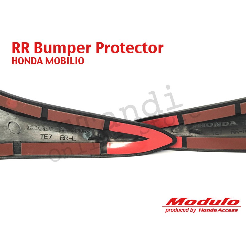 Bumper Protector Pelindung Bumper Belakang Honda Mobilio Modulo ORI