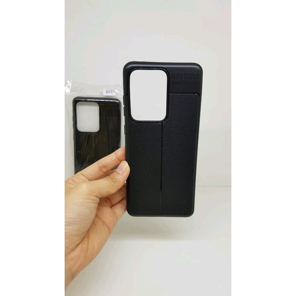 SAMSUNG S20/ SAMSUNG S20 PLUS/ SAMSUNG S20 ULTRA CASE SOFTCASE AUTO FOKUS LEATHER KULIT JERUK