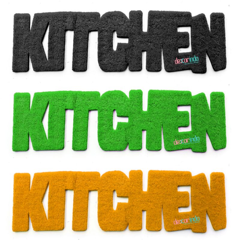 KESET KITCHEN KAPITAL - Keset Dapur Panjang Motif Kitchen
