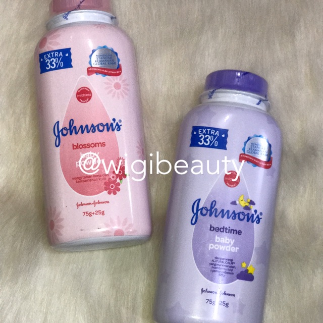 JOHNSON’s baby powder 75gr+25gr extra 33% 100% ORIGINAL