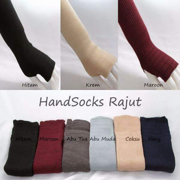 TERLARIS !!! 1 LUSIN Handsock jempol Rajut Premium/Manset Rajut